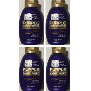 Pro Silk Salon Purple Shampoo & Conditioner With Coconut Oil & Shea Butter
